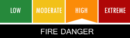 Fire Danger HIGH